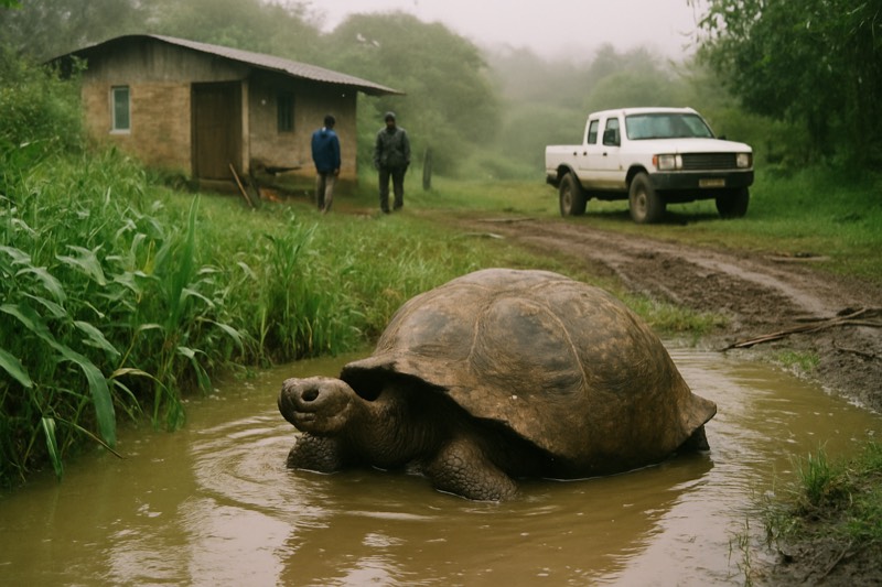 Puerto Ayora: The Galapagos Giant Tortoise Shared Experience